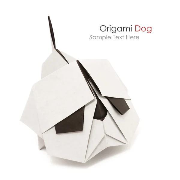 Bulldog de Origami — Fotografia de Stock