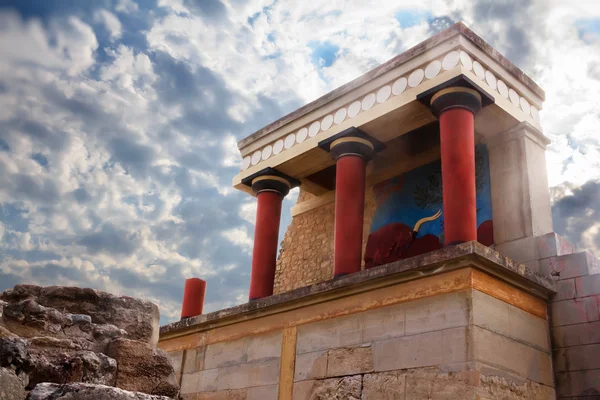 Knossos palácio famoso — Fotografia de Stock
