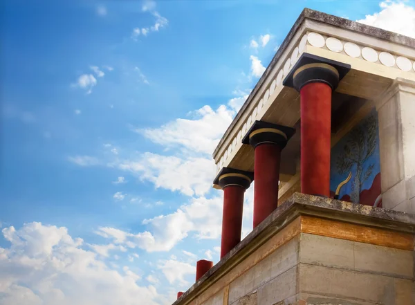 Knossos berömda palace Stockbild