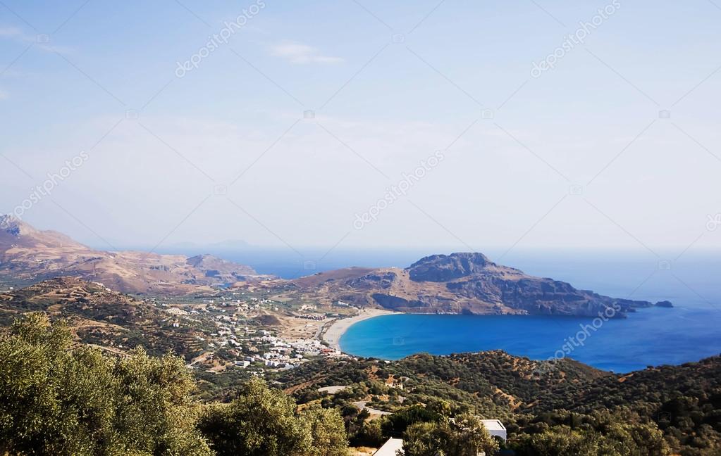 Top view Greece