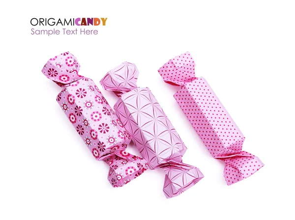 Grupo de caramelos Origami — Foto de Stock