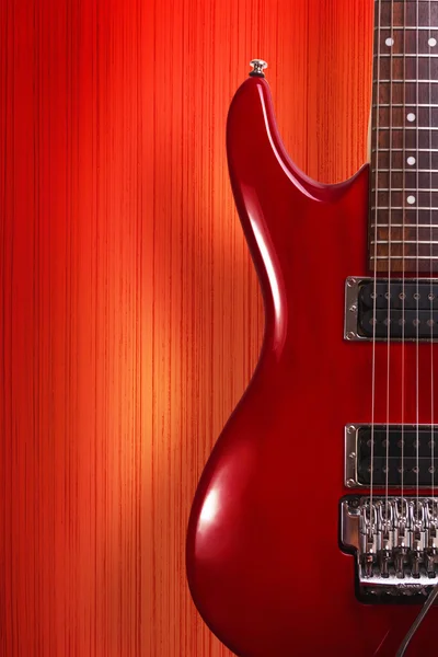 Guitarra eléctrica roja —  Fotos de Stock