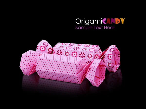 Origami-Süßigkeiten-Gruppe — Stockfoto