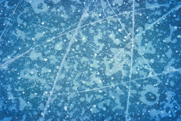 Fundal albastru de gheață texturat — Fotografie, imagine de stoc