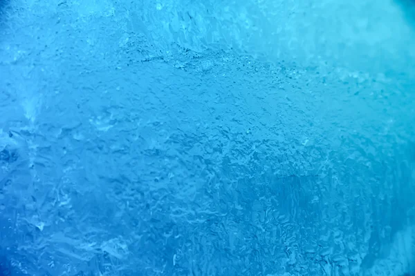 Hielo raro fondo azul — Foto de Stock