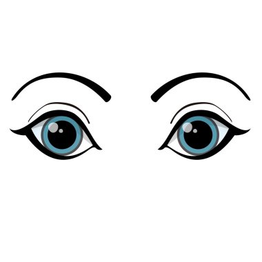 göz vektör çizim