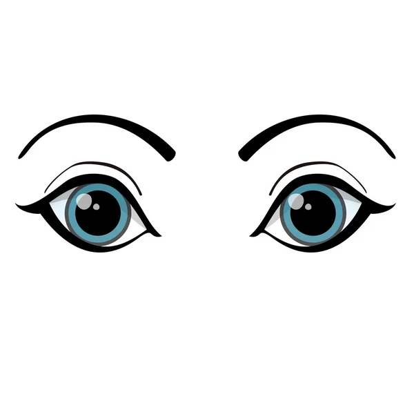 Illustrazione vettoriale occhio — Vettoriale Stock