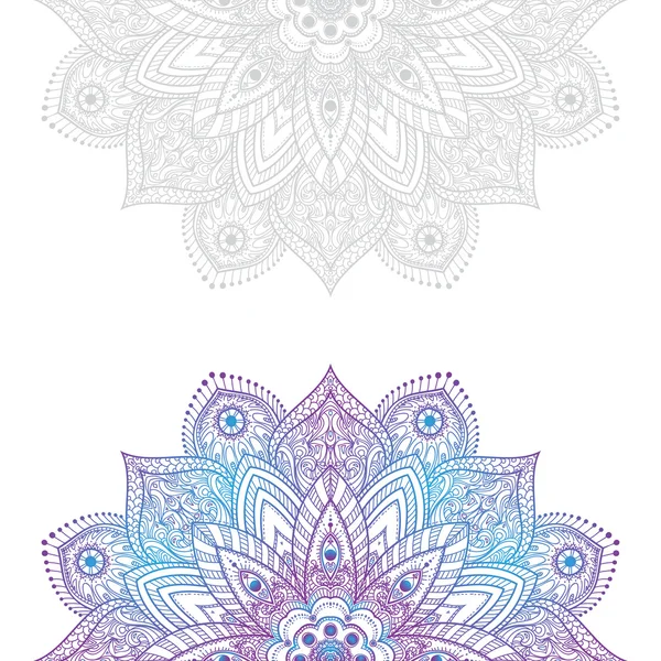 Mandala Vektor Illustration. — Stockvektor