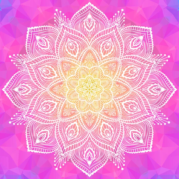 Mandala vettoriale illustrazione . — Vettoriale Stock