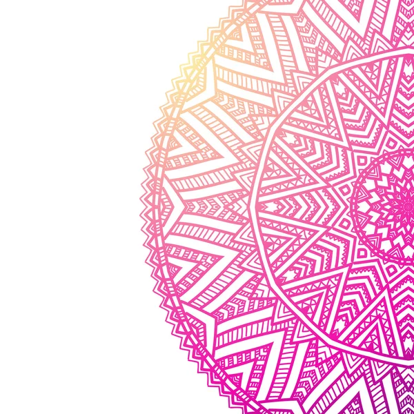 Mandala vectorillustratie. — Stockvector