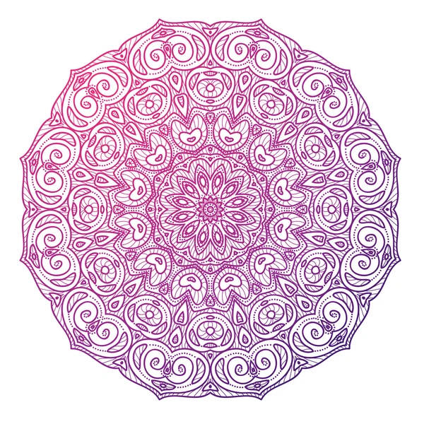 Mandala vector illustration. — Stock Vector