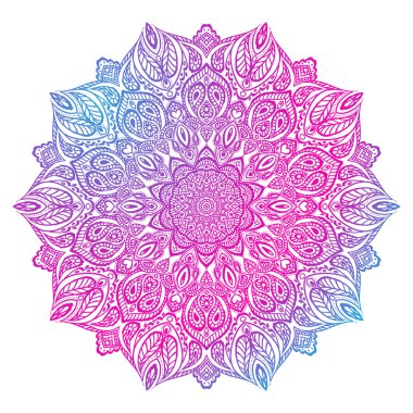 Mandala vektör çizim.