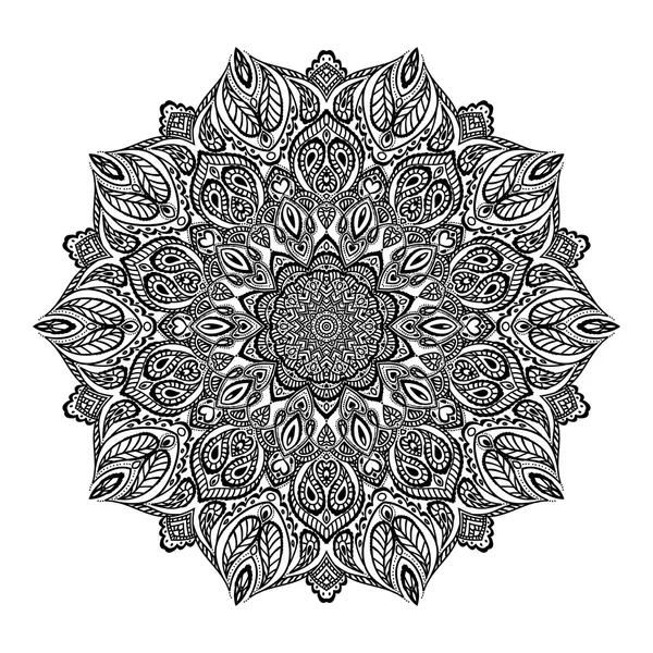 Mandala illustration vectorielle . — Image vectorielle