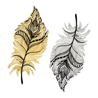 güzel Boho tüyler.