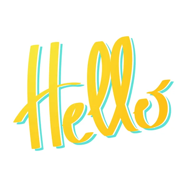 Napis Hello Word — Wektor stockowy