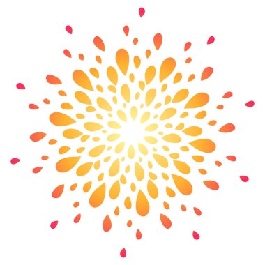 Havai fişek illüstrasyon vektör