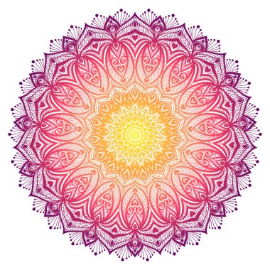 Vektör güzel Mandala.