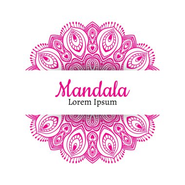 Vektör güzel Mandala.