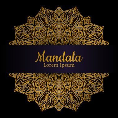 Vektör güzel Mandala.