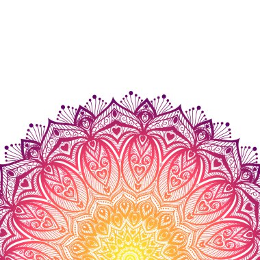 Vektör güzel Mandala.