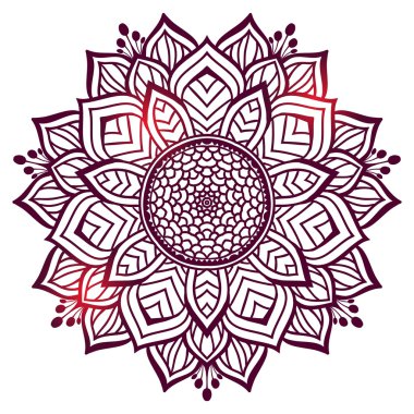 Vektör güzel Mandala.