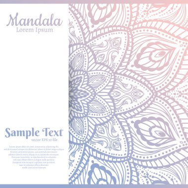 Vektör güzel Mandala.