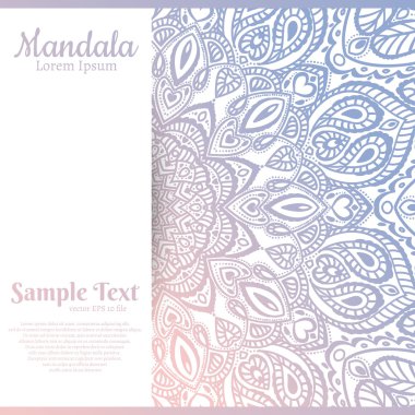 Vektör güzel Mandala.