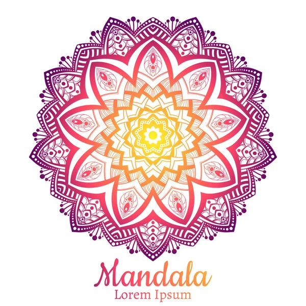 Vetor Mandala bonita . — Vetor de Stock