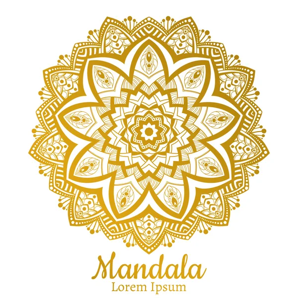 Vector hermoso mandala . — Vector de stock