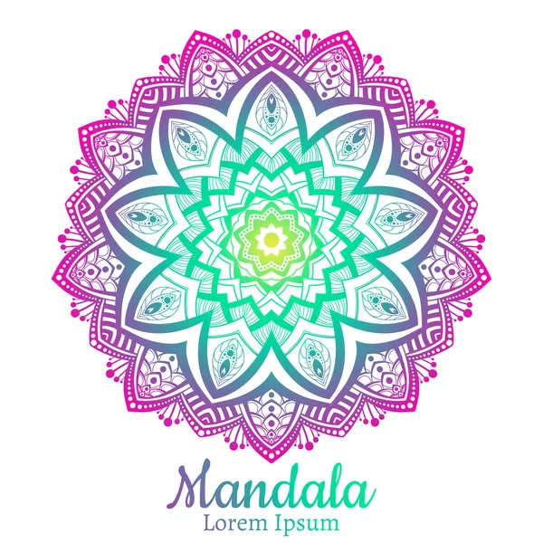 Vecteur beau Mandala . — Image vectorielle