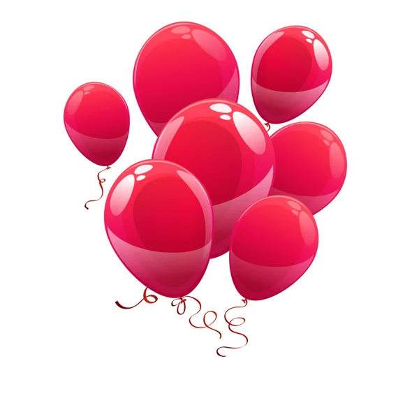 Vectorillustratie ballonnen — Stockvector