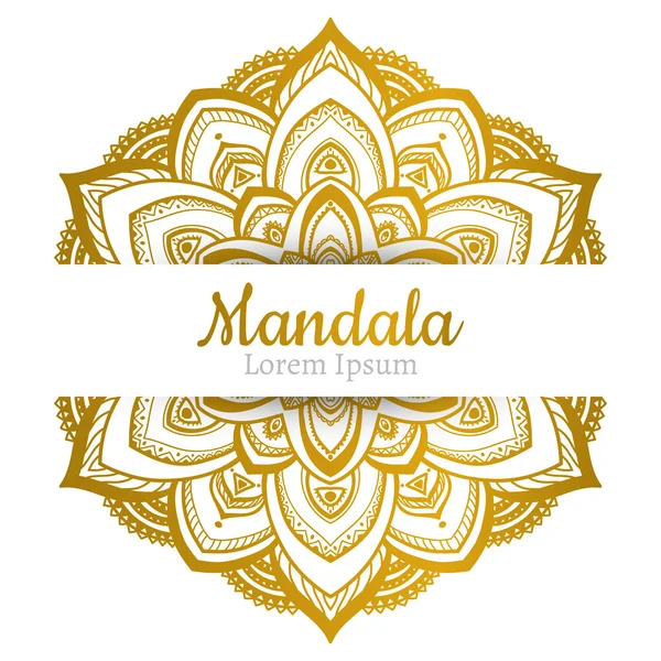 Vecteur beau Mandala — Image vectorielle