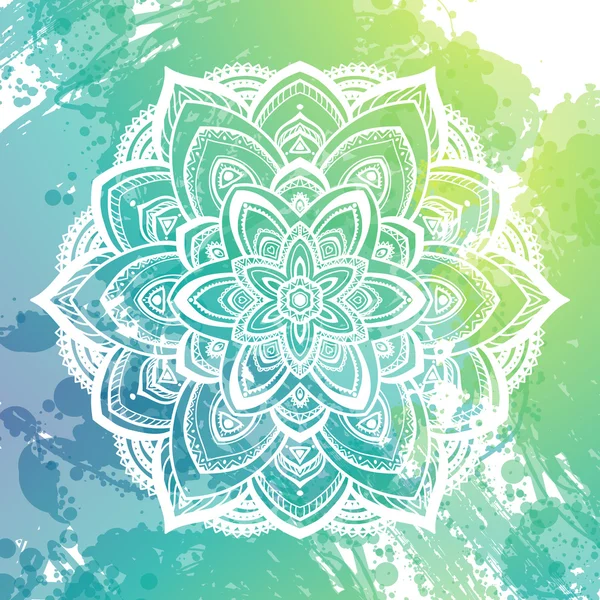 Vecteur beau Mandala — Image vectorielle