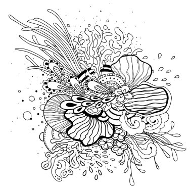 arka plan ve boyama sayfası