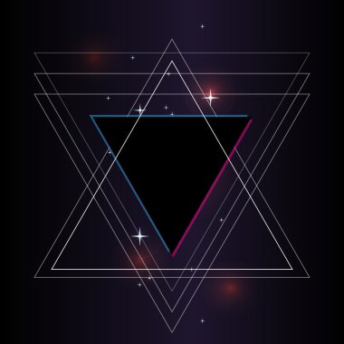 arka plan. Kutsal geometri. 