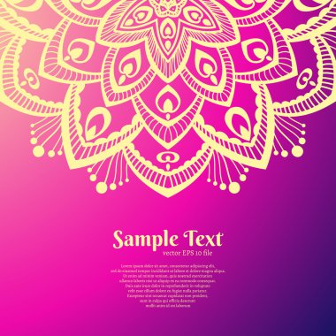 Güzel Mandala öğesi.