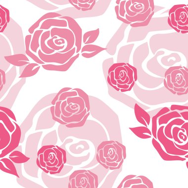 sorunsuz geçmiş ile çiçek desenli