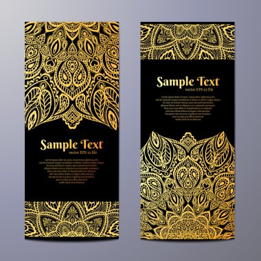 mandala desenli el ilanı tasarımı