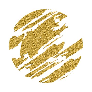 Altın doku boya lekesi. 