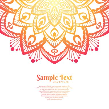 Güzel Mandala öğesi.