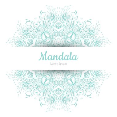 Güzel Mandala öğesi.