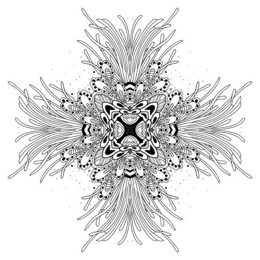 Güzel Mandala öğesi.