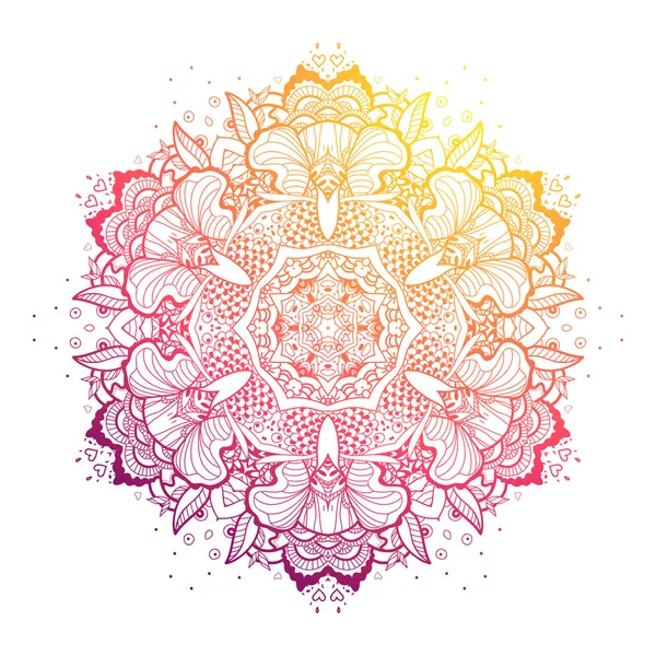 Vacker Mandala element. — Stock vektor