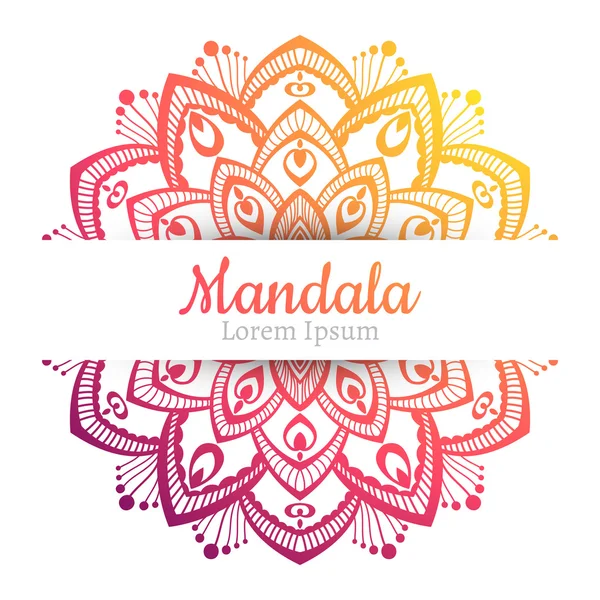 Prachtige Mandala element. — Stockvector