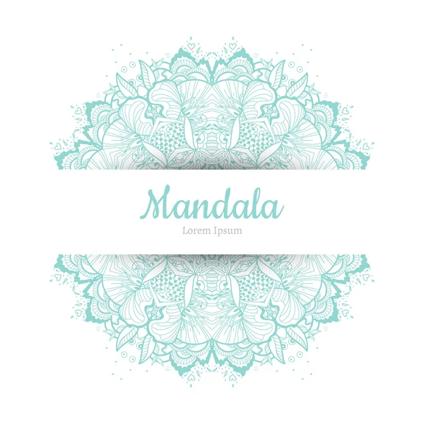 Bel élément Mandala . — Image vectorielle