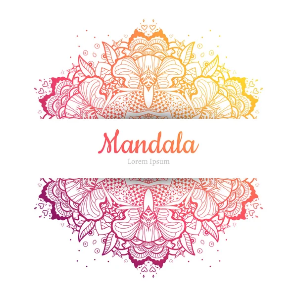 Prachtige Mandala element. — Stockvector