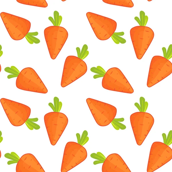 Carrots seamless pattern — Stock Vector