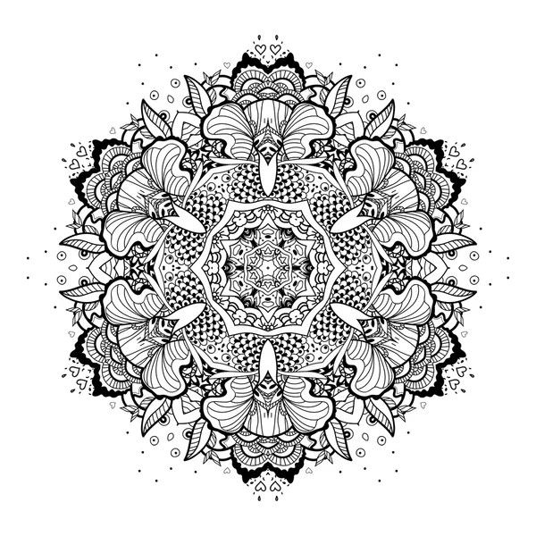 Bel élément Mandala . — Image vectorielle