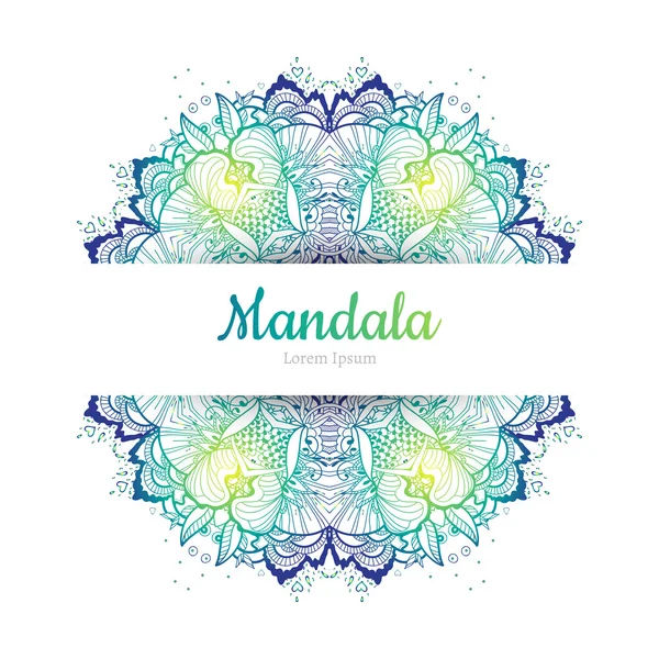 Pięknym elementem Mandala. — Wektor stockowy