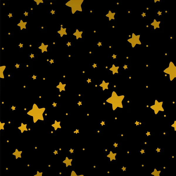 Background with gold stars — Stock Vector